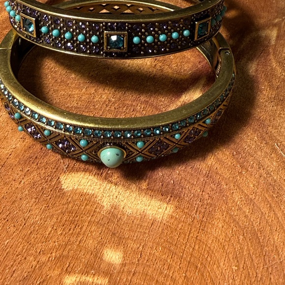 2 Stackable HEIDI DAUS Rhinestone Bracelets - Picture 3 of 10